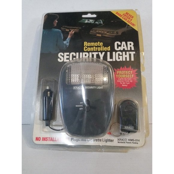 CAR SECURITY LIGHT REMOTE CONTROLLED KRACO KMS-014  New - Picture 5 of 8